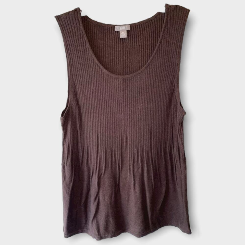 J. Jill Lightweight Ribbed tank SZ XLP EUC